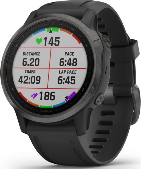 Ceas Garmin Fenix 6S Sapphire Carbon DLC