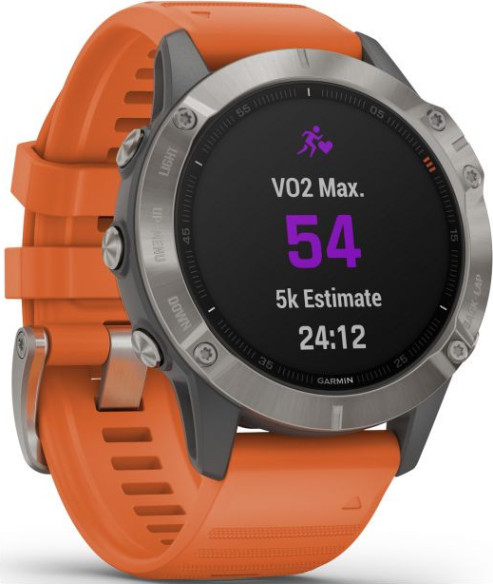 Ceas Garmin Fenix 6 Sapphire Titanium