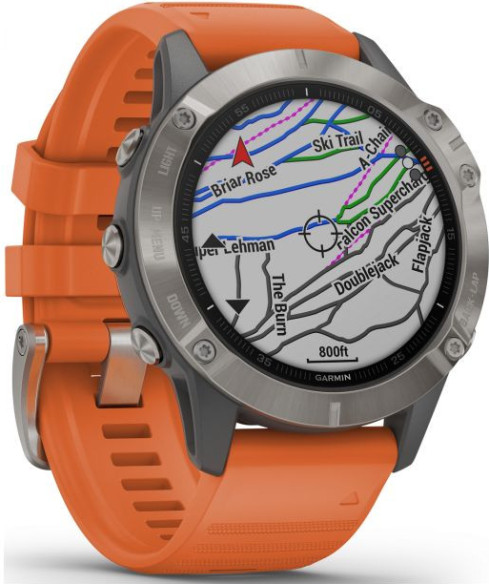 Ceas Garmin Fenix 6 Sapphire Titanium