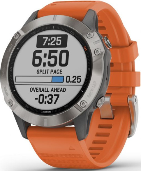 Ceas Garmin Fenix 6 Sapphire Titanium