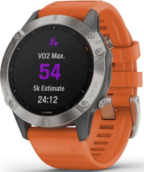 Ceas Garmin Fenix 6 Sapphire Titanium