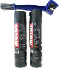 Kit Curatare Ungere Lant Motul Off Road C3