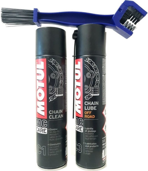 Kit Curatare Ungere Lant Motul Off Road C3