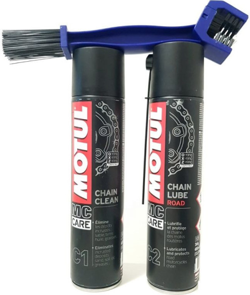 Kit Curatare Ungere Lant Motul Road C2