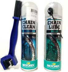 Kit Curatare Ungere Lant Motorex Road