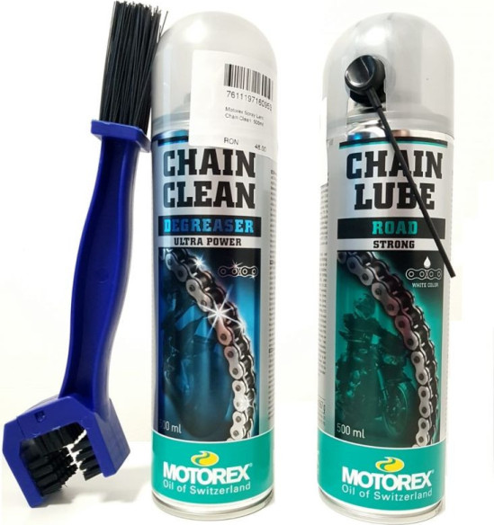 Kit Curatare Ungere Lant Motorex Road
