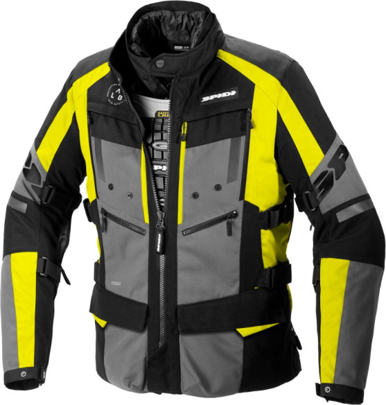 Geaca Moto Textila Touring 4 Season Evo H2OUT Black Yellow