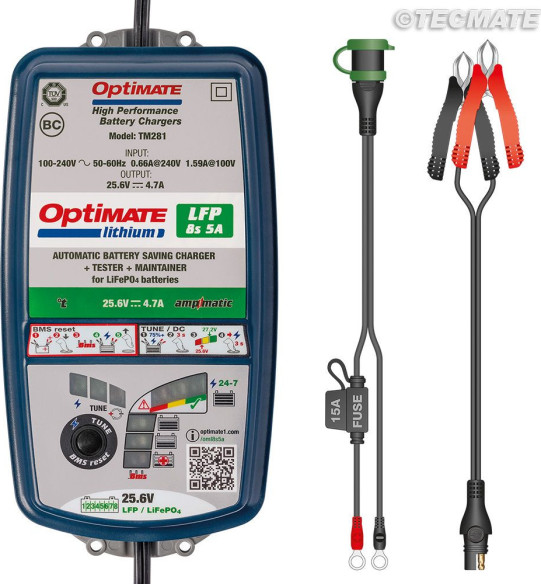 Incarcator Redresor Acumulator Optimate Lithium 8s 5a Tm-280