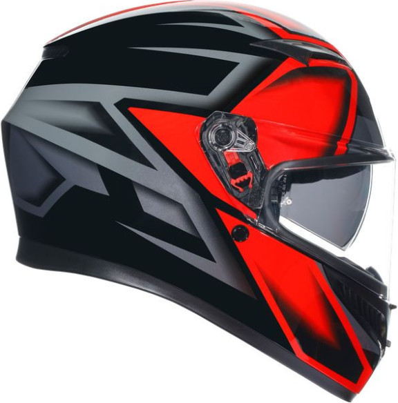 Casca Moto Full-Face K3 E2206 Mplk Compound Black Red