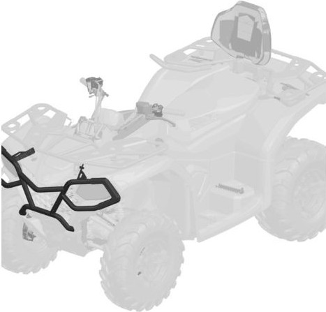 Bullbar ATV Fata CF 400 500 ATR AU S L 22 9DQV-801100-3000