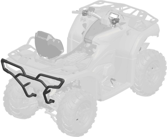 Bullbar ATV Spate CF 400 500 ATR AU S L 22 9DQV-801300-3000