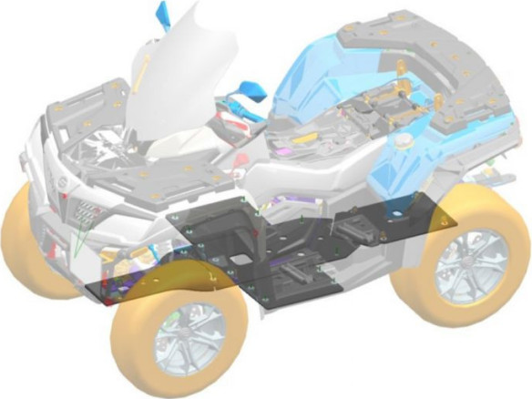 Scut Protectie ATV X8 XC X10 ATR AU 17 9AWV-804100-2000