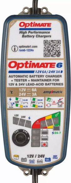 Incarcator Baterie OptiMate 6 12V 24V TM380