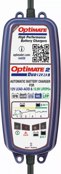 Incarcator Baterie OptiMate 2 DUO TM550