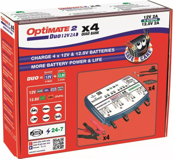 Dispozitiv Mentinere Baterie OptiMate 2 DUO x 4 Bank TM574