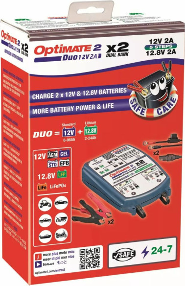 Dispozitiv Mentinere Baterie OptiMate 2 DUO x 2 Bank TM570