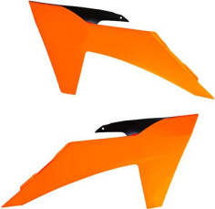 Spoiler Radiator KTM 22- 24 Neon Orange Black