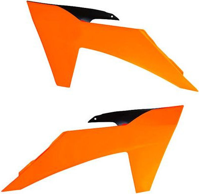 Spoiler Radiator KTM 22- 24 Neon Orange Black
