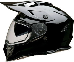 Casca Moto Dual Sport Range Black Glossy 25