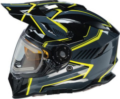 Casca Moto Dual Sport Range 2.0 Voyager Gray Hi-Vis Black 25