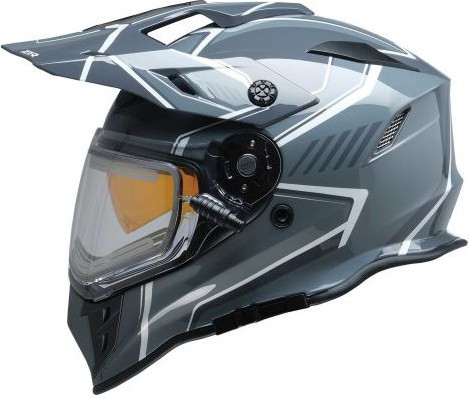 Casca Moto Dual Sport Range Rotor White Grey 25