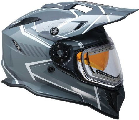 Casca Moto Dual Sport Range Rotor White Grey 25