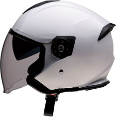 Casca Moto Jet Open Face Road Maxx White Glossy 25