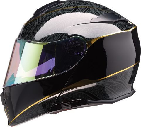 Casca Moto Full-Face Solaris 2.0 Notorius Black Gloss Gold 25