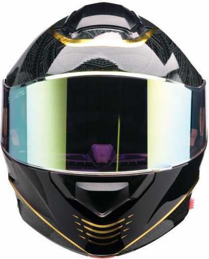 Casca Moto Full-Face Solaris 2.0 Notorius Black Gloss Gold 25
