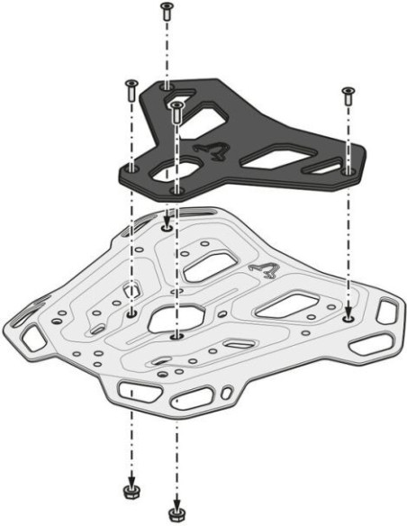 Placa Prindere TOP CASE Adventure Rack CF MOTO 450MT GPT.10.625.19000 B