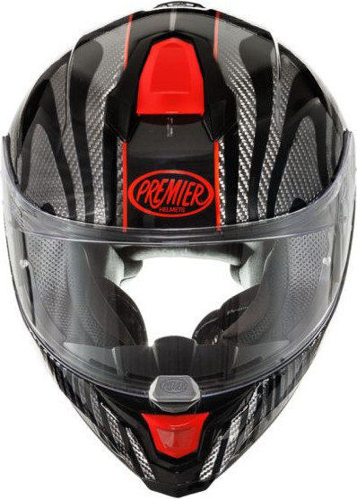 Casca Moto Full-Face Integrala Hyper Carbon PS 2 Red Black 25