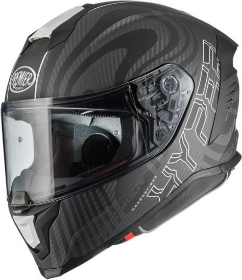 Casca Moto Full-Face Integrala Hyper Carbon PS 2 Black White 25
