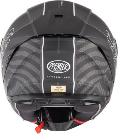 Casca Moto Full-Face Integrala Hyper Carbon PS 2 Black White 25
