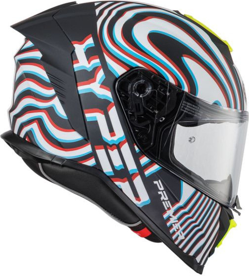 Casca Moto Full-Face Integrala Hyper PS Y8 Blue Red White Black 25