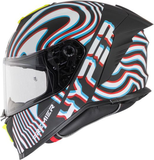 Casca Moto Full-Face Integrala Hyper PS Y8 Blue Red White Black 25