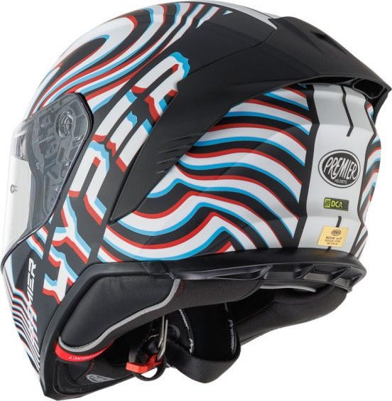 Casca Moto Full-Face Integrala Hyper PS Y8 Blue Red White Black 25