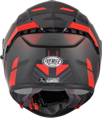 Casca Moto Full-Face Integrala Evoluzione PR 92 Black Red 25