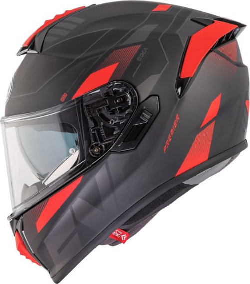 Casca Moto Full-Face Integrala Evoluzione PR 92 Black Red 25