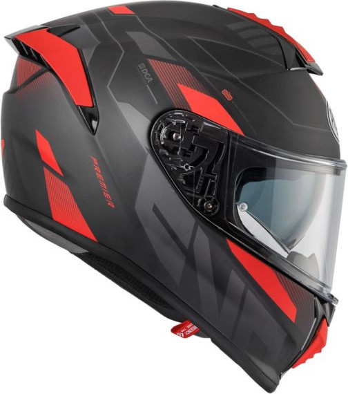 Casca Moto Full-Face Integrala Evoluzione PR 92 Black Red 25