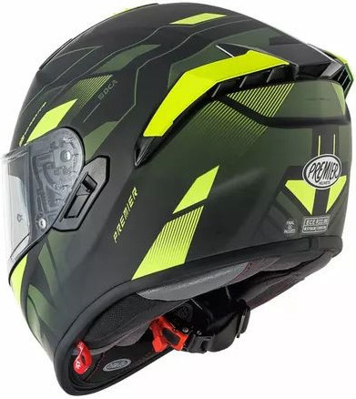 Casca Moto Full-Face Integrala Evoluzione PR Y9 Black Yellow 25