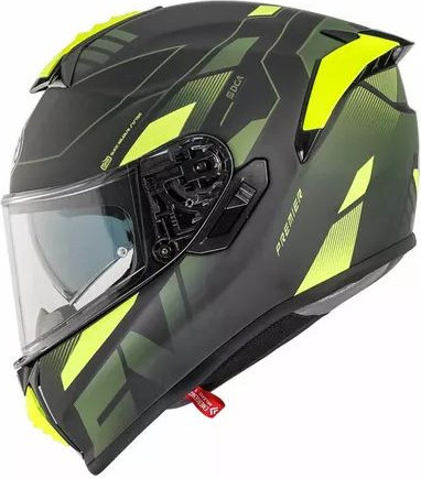 Casca Moto Full-Face Integrala Evoluzione PR Y9 Black Yellow 25