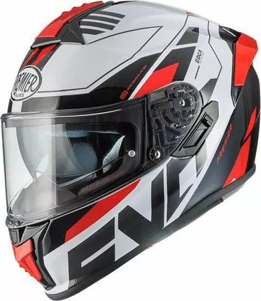 Casca Moto Full-Face Integrala Evoluzione PR 8 Black White Red 25