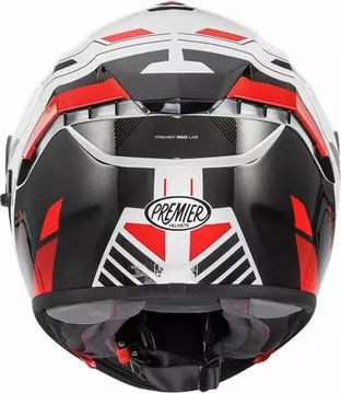 Casca Moto Full-Face Integrala Evoluzione PR 8 Black White Red 25