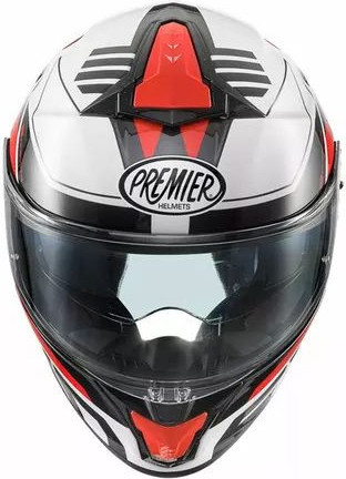Casca Moto Full-Face Integrala Evoluzione PR 8 Black White Red 25