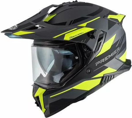 Casca Moto Adventure Touring Discovery EAY1 Black Yellow 25