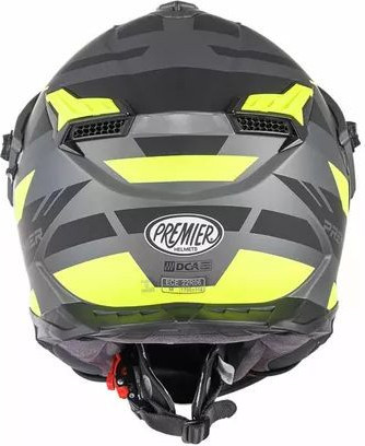 Casca Moto Adventure Touring Discovery EAY1 Black Yellow 25