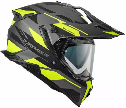 Casca Moto Adventure Touring Discovery EAY1 Black Yellow 25