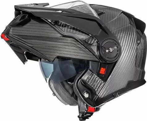 Casca Moto Flip-Up Land Cruiser Carbon Black 25