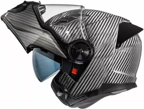 Casca Moto Flip-Up Land Cruiser Carbon Black 25