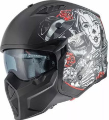 Casca Moto Flip-Up Subverter DB 9 Black Matt 25